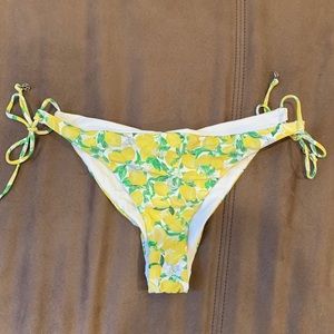 LULULEMON lemon printed cheeky bikini bottom